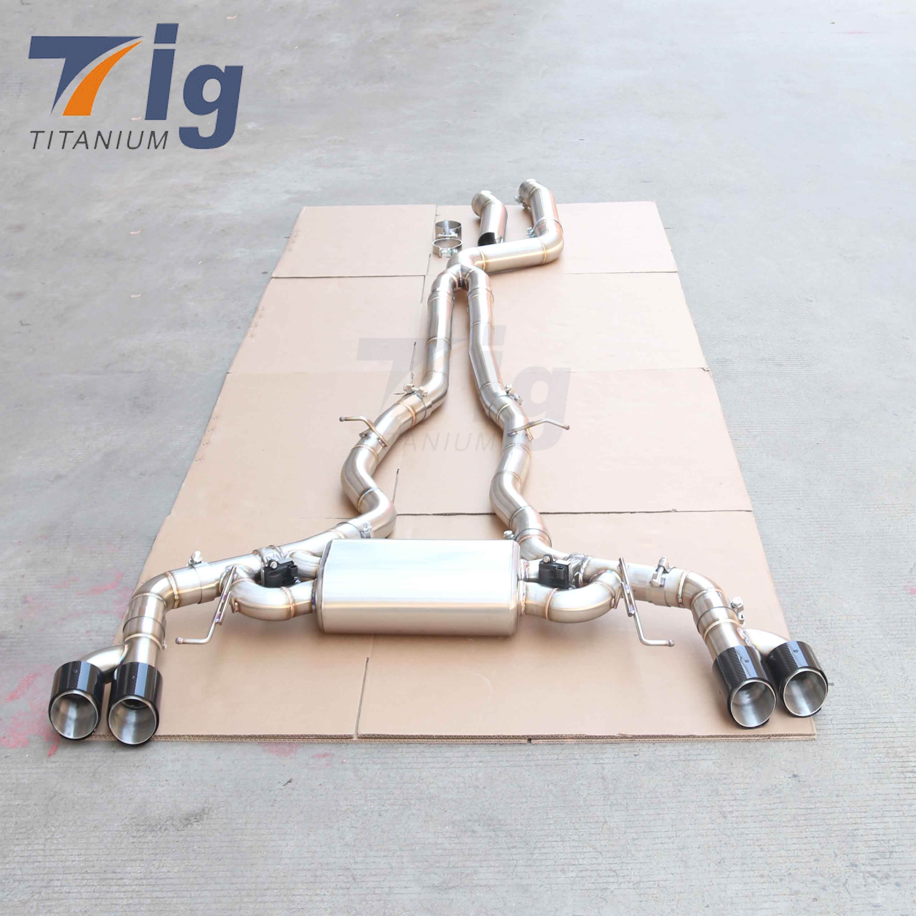 Stainless Steel Single Canister exhaust for BMW B58 X3 M40i 3.0T 2019+