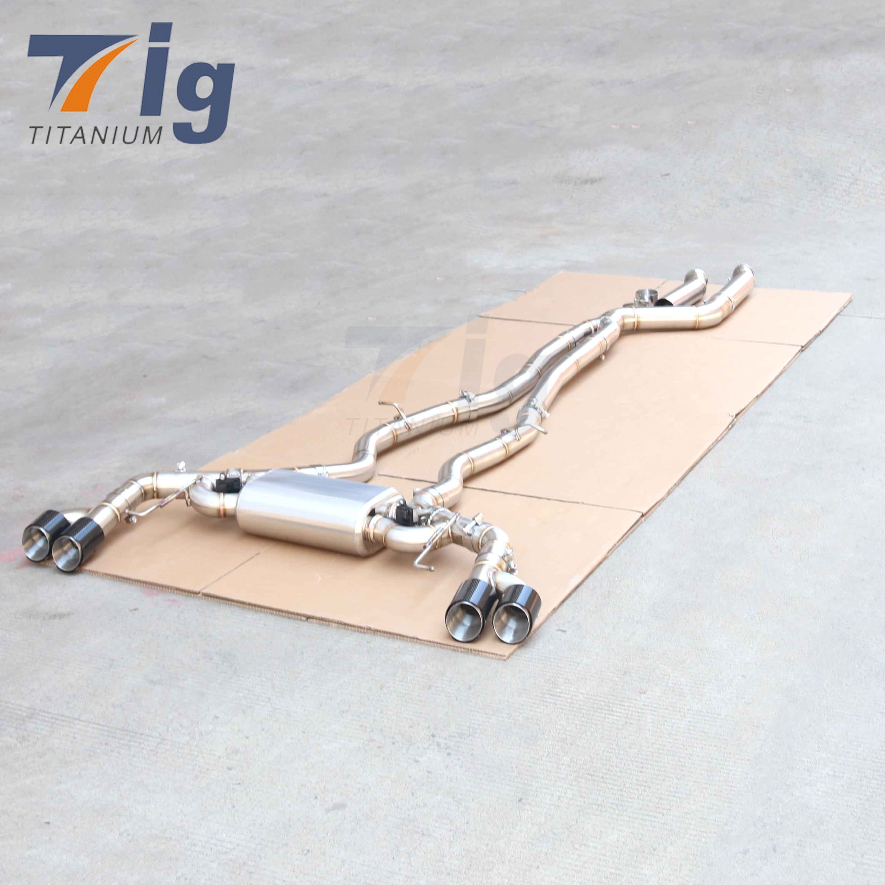 Stainless Steel Single Canister exhaust for BMW B58 X3 M40i 3.0T 2019+