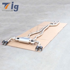 Stainless Steel Single Canister exhaust for BMW B58 X3 M40i 3.0T 2019+