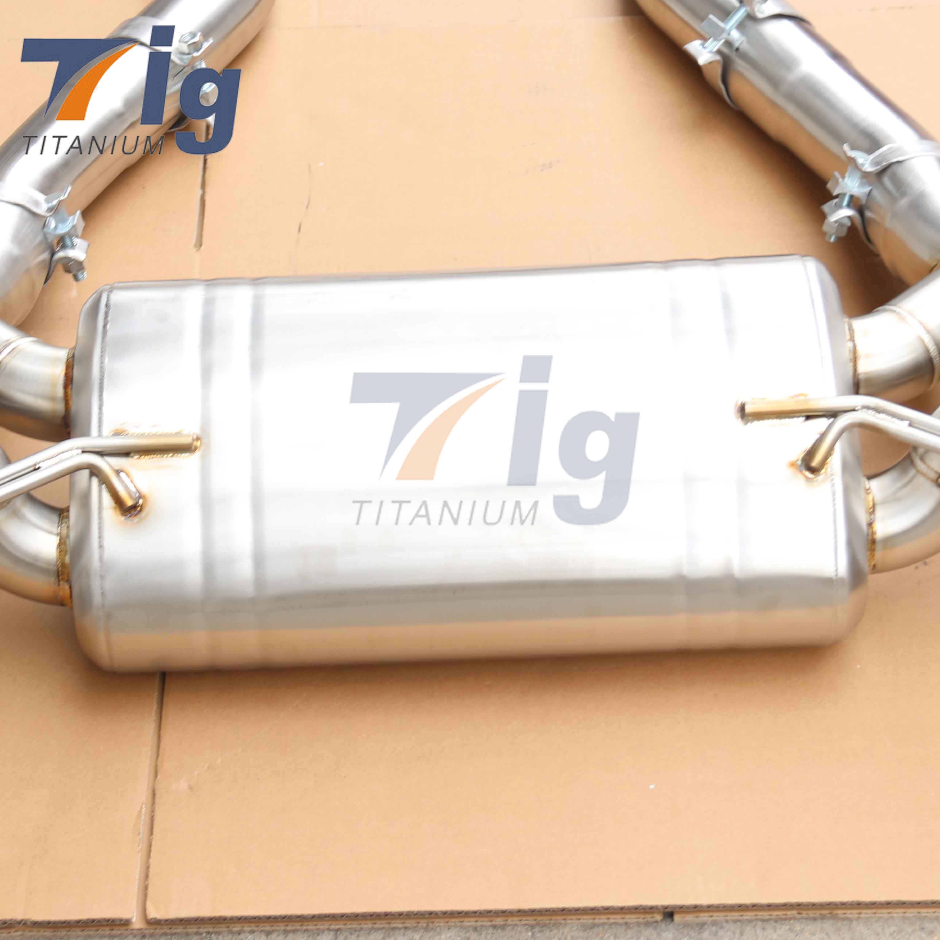 For BMW F90 M5 2018-2024 stainless steel full valved exhaust system with exhaust pipes