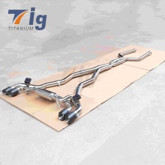 For BMW F90 M5 Full Catback Exhaust System with Dual-Pipe Design Stainless Steel