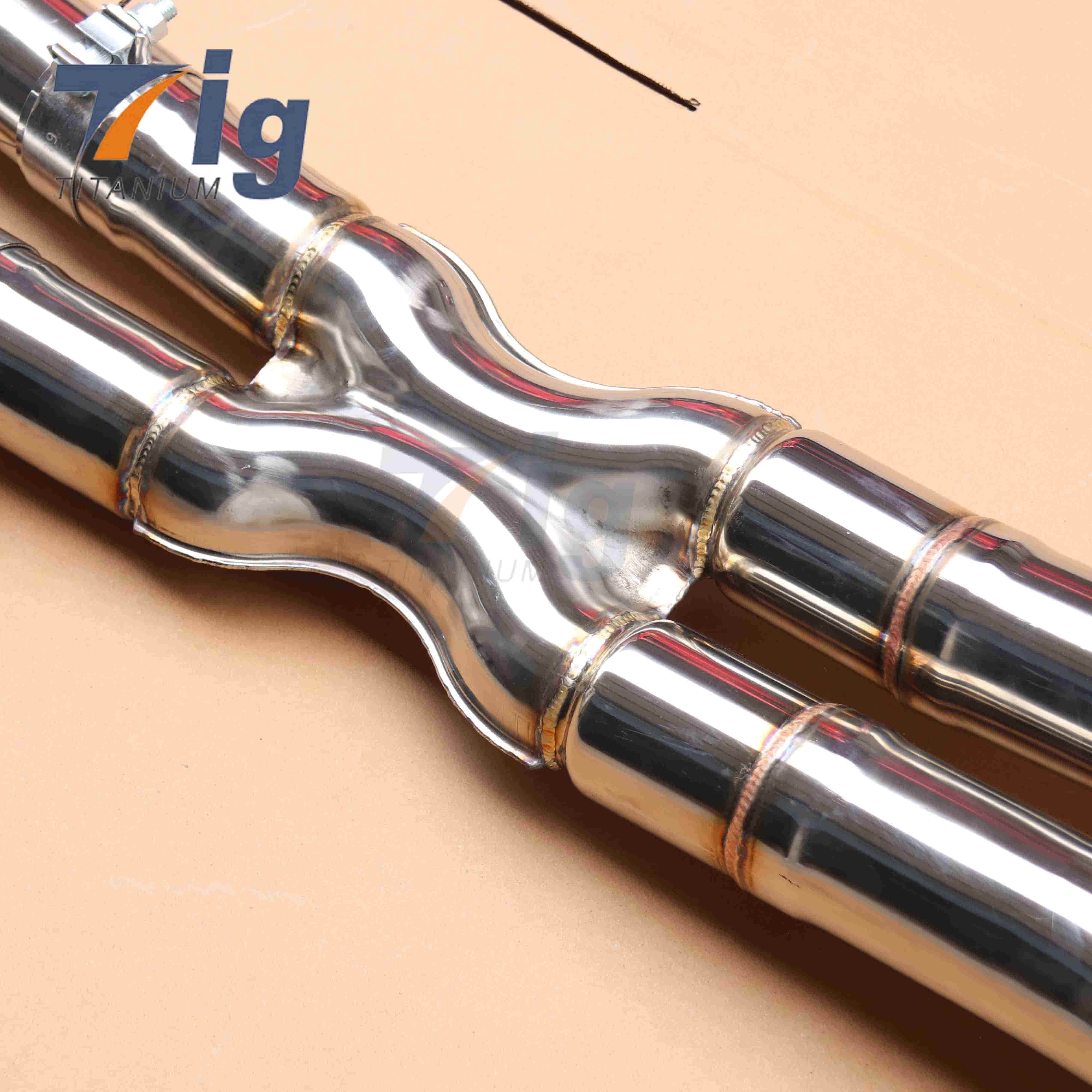 For BMW F90 M5 Full Catback Exhaust System with Dual-Pipe Design Stainless Steel