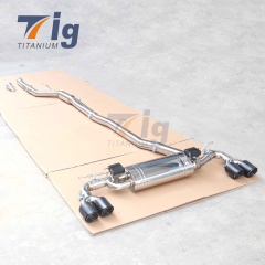For BMW G30 540i B58 17-21 Single Pipe exhaust Catback