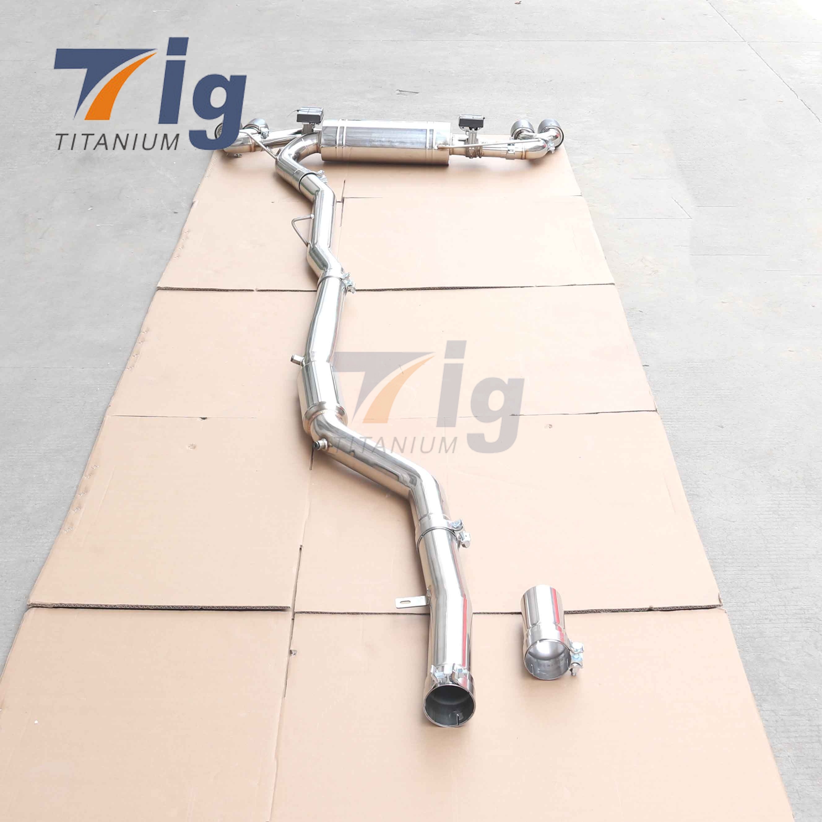 For BMW G30 540i B58 17-21 Single Pipe exhaust Catback