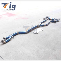 For BMW G80 M3 G82 M4 Titanium Valved Exhaust System with Single Midpipe Catback