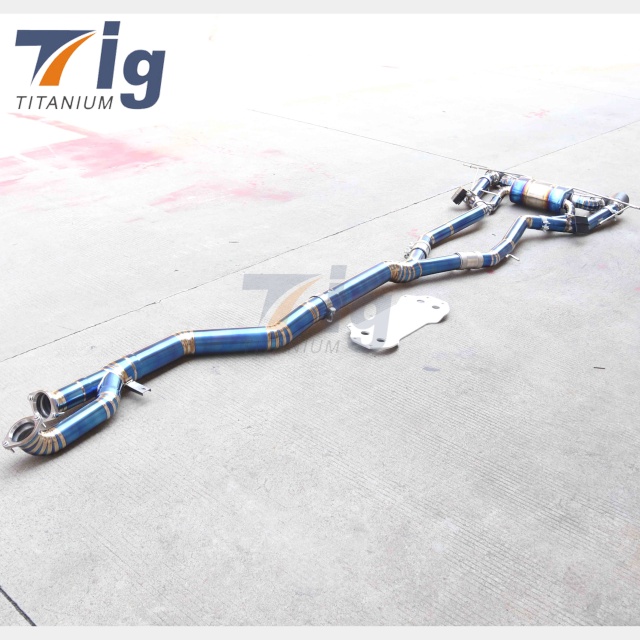 For BMW G80 M3 G82 M4 Titanium Valved Exhaust System with Single Midpipe Catback
