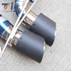 For BMW G80 M3 G82 M4 Titanium Valved Exhaust System with Single Midpipe Catback