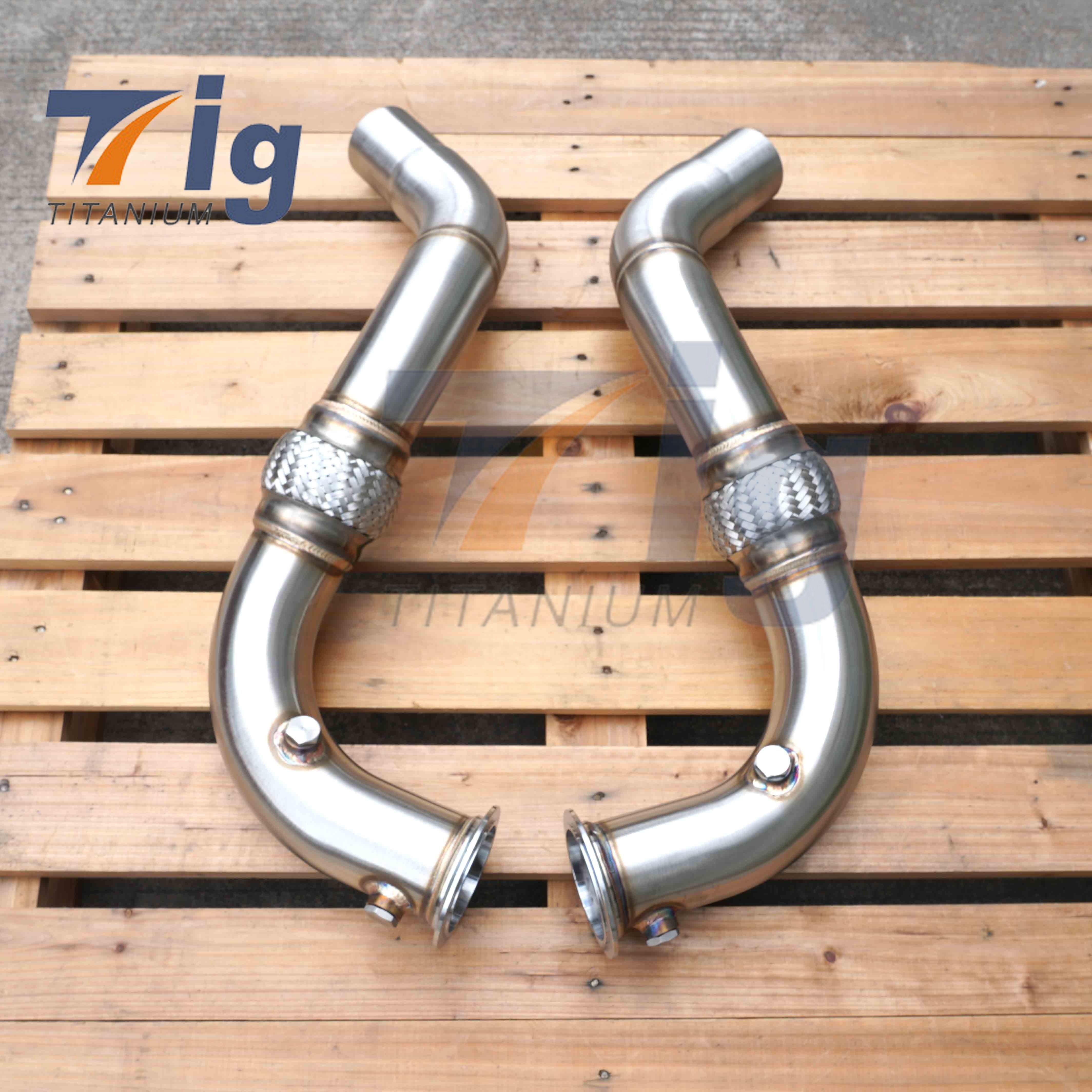 N63B4402(N63TU2) 2016-2019 G11/G12 750i/750Li sDrive/xDrive downpipe