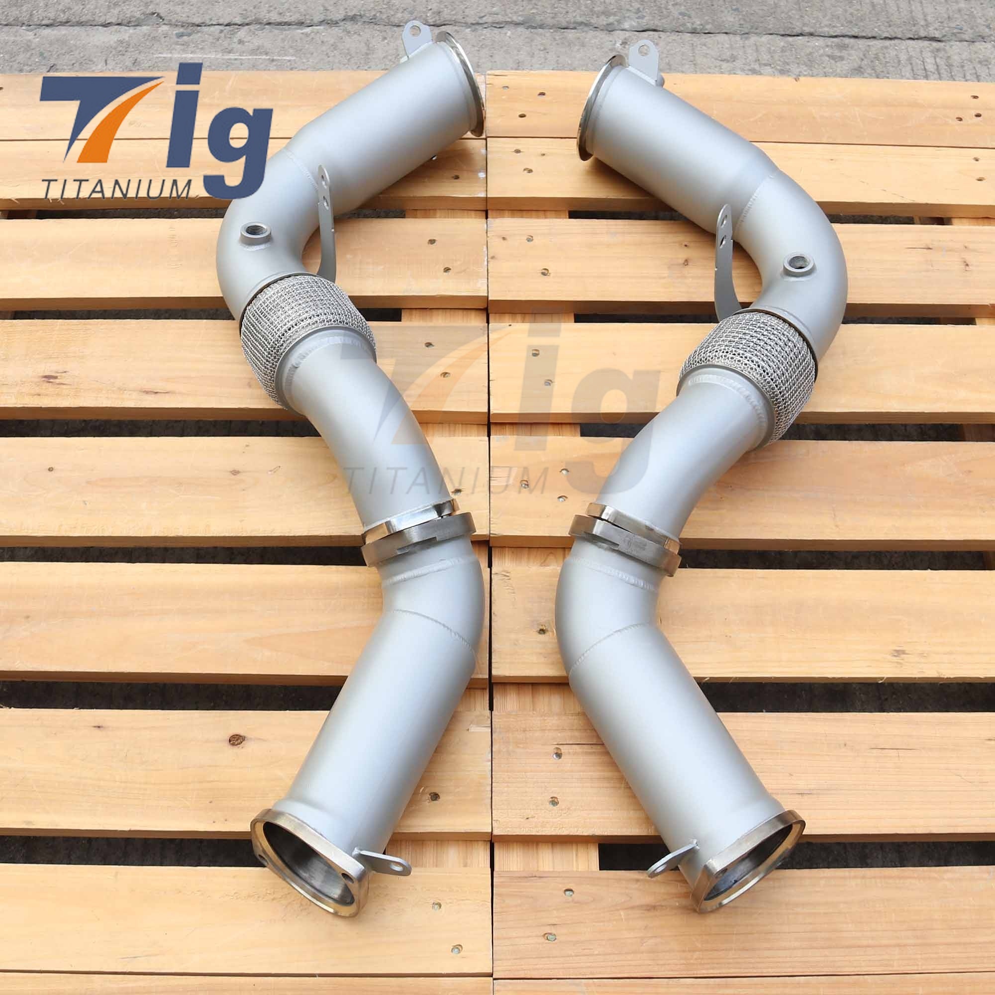 Ceramic Coating SS304 Downpipe BMW G90 M5 M8