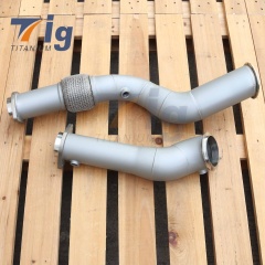 Ceramic Coating SS304 Downpipe S58 Engine G80 M3 G82 G83 M4