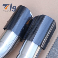 Stainless Steel Catback Exhaust System with Valved Carbon Tips for BMW M5 G90 / M6