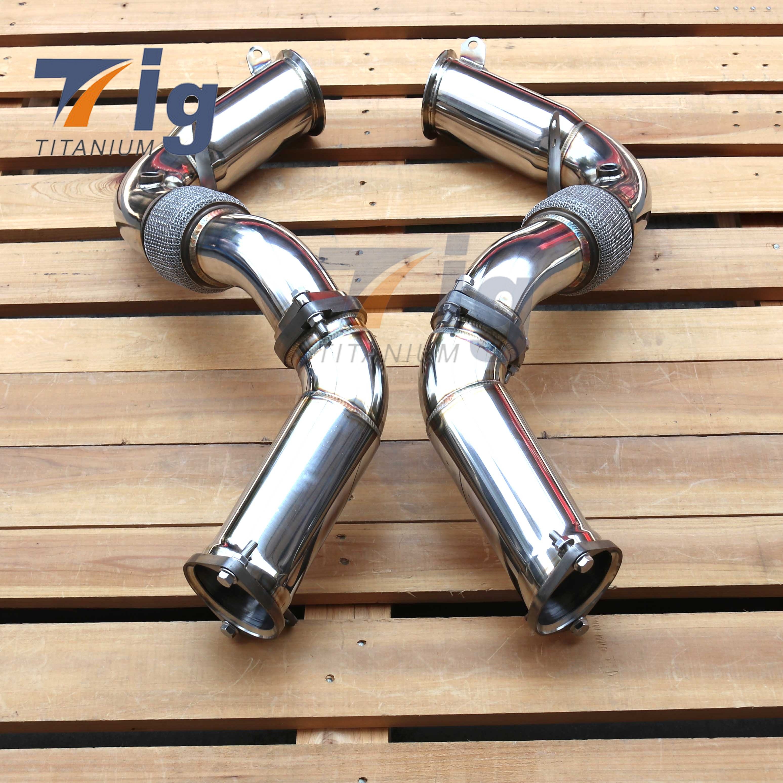 Stainless Steel Exhaust Downpipe for BMW M5 G90
