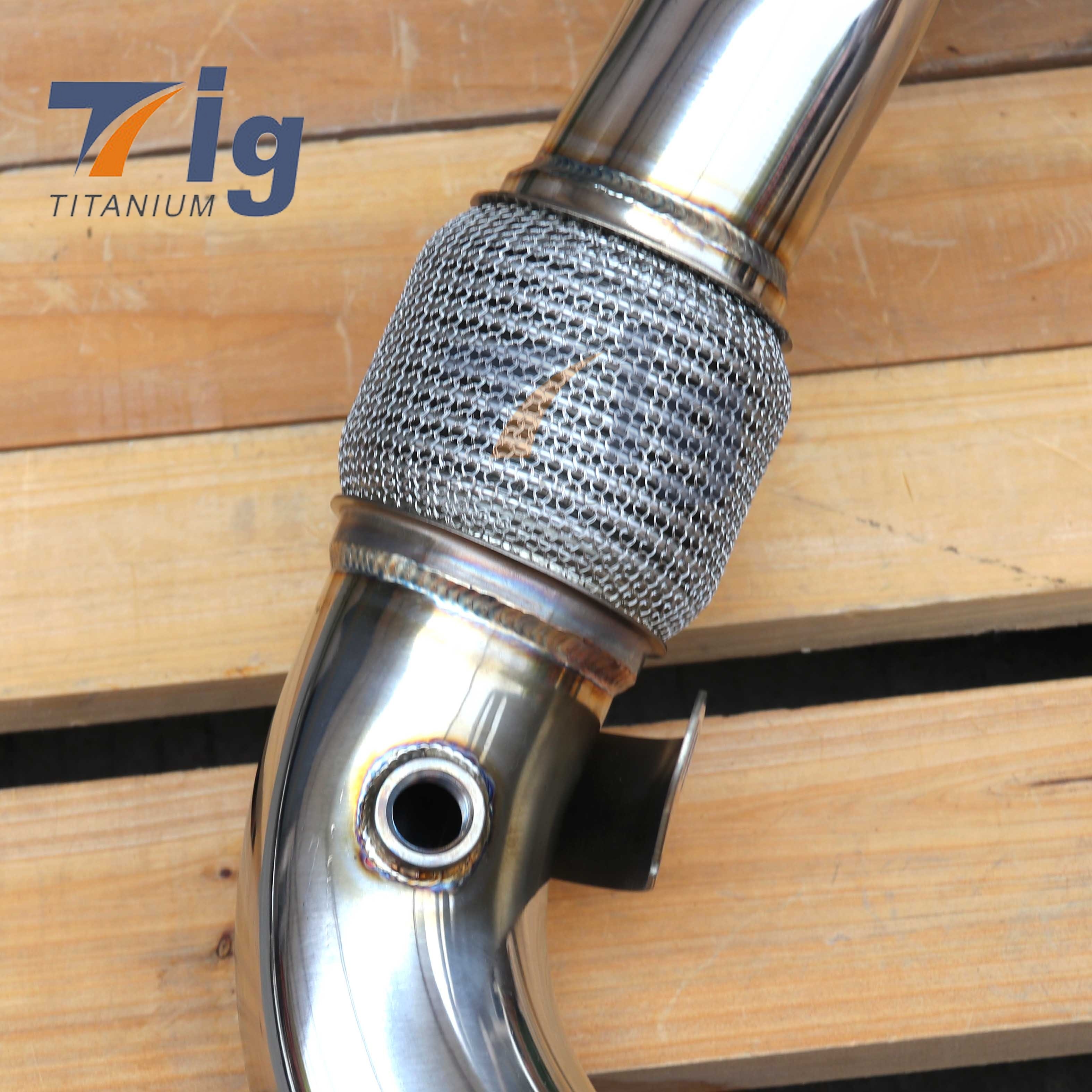 Stainless Steel Exhaust Downpipe for BMW M5 G90