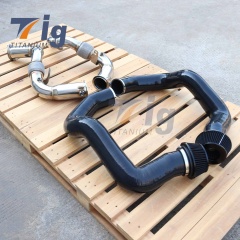 Silicone Front Mount Intake + Stainless Steel Downpipe Kit for BMW M5 G90