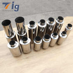 Titanium Universal Car Exhaust Muffler 2.5"/ 3"/3.5"/4.3"/4.6''