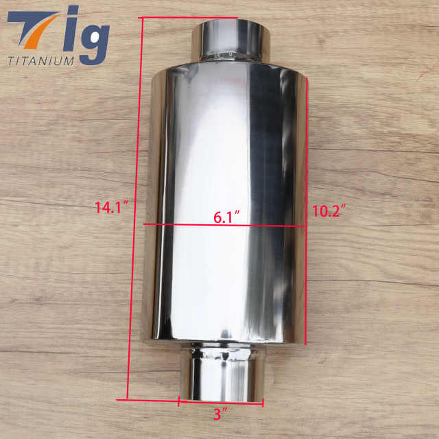 Titanium Hot Sale Universal Exhaust Muffler For Car Exhaust System
