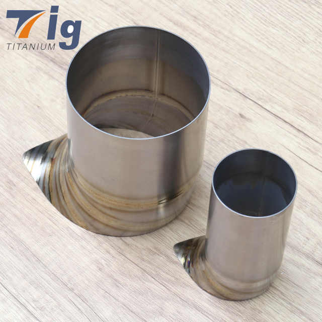 TearDrop Exhaust Tip 304 Titanium 2.5" Tube