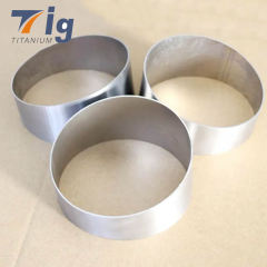 5" 1.2mm Pie Cuts Brushed finish 1D Bend 5 pieces 45* bend Titanium