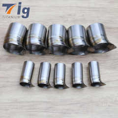 Titanium 4" EXHAUST/DUMP TUBE TEARDROP TIP