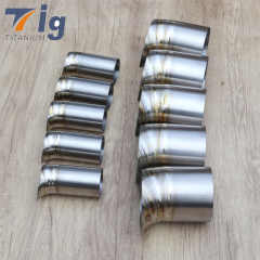 Titanium 4" EXHAUST/DUMP TUBE TEARDROP TIP
