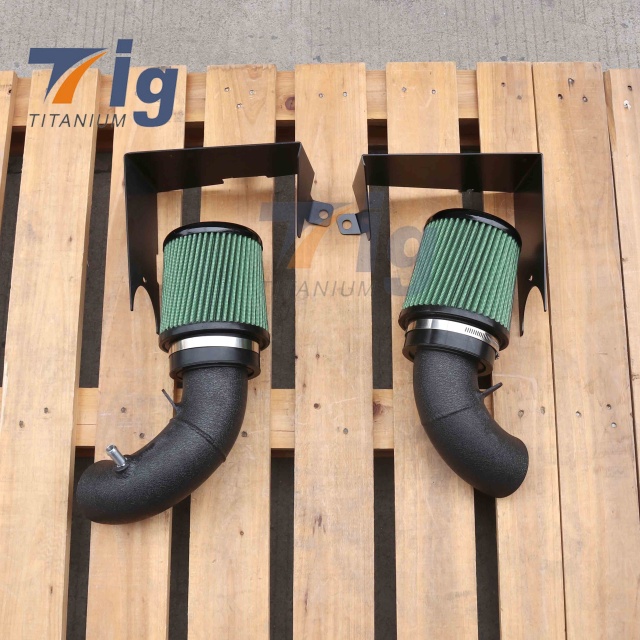 Dual Performance Cold Air Intake Kit For Kia Stinger Genesis G70 3.3L V6 Twin Turbo
