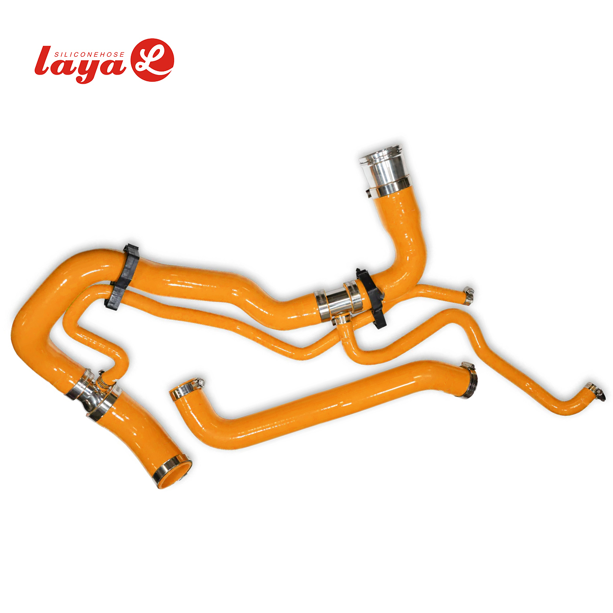 2011-2016 GM 6.6L DURAMAX PERFORMANCE SILICONE UPPER LOWER COOLANT HOSE KIT