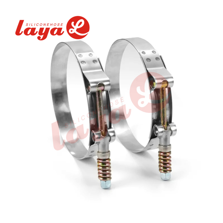 304 Stainless steel T Bolt HEAVY DUTY Constant Tension hose clamps ,19mm Band with M6 Lock