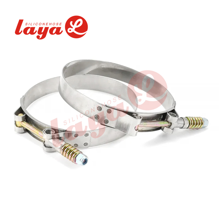 304 Stainless steel T Bolt HEAVY DUTY Constant Tension hose clamps ,19mm Band with M6 Lock