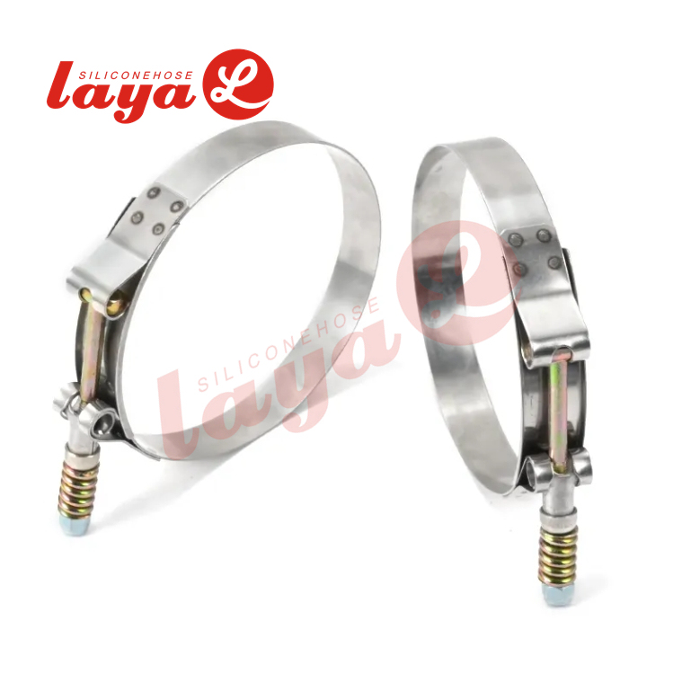 304 Stainless steel T Bolt HEAVY DUTY Constant Tension hose clamps ,19mm Band with M6 Lock