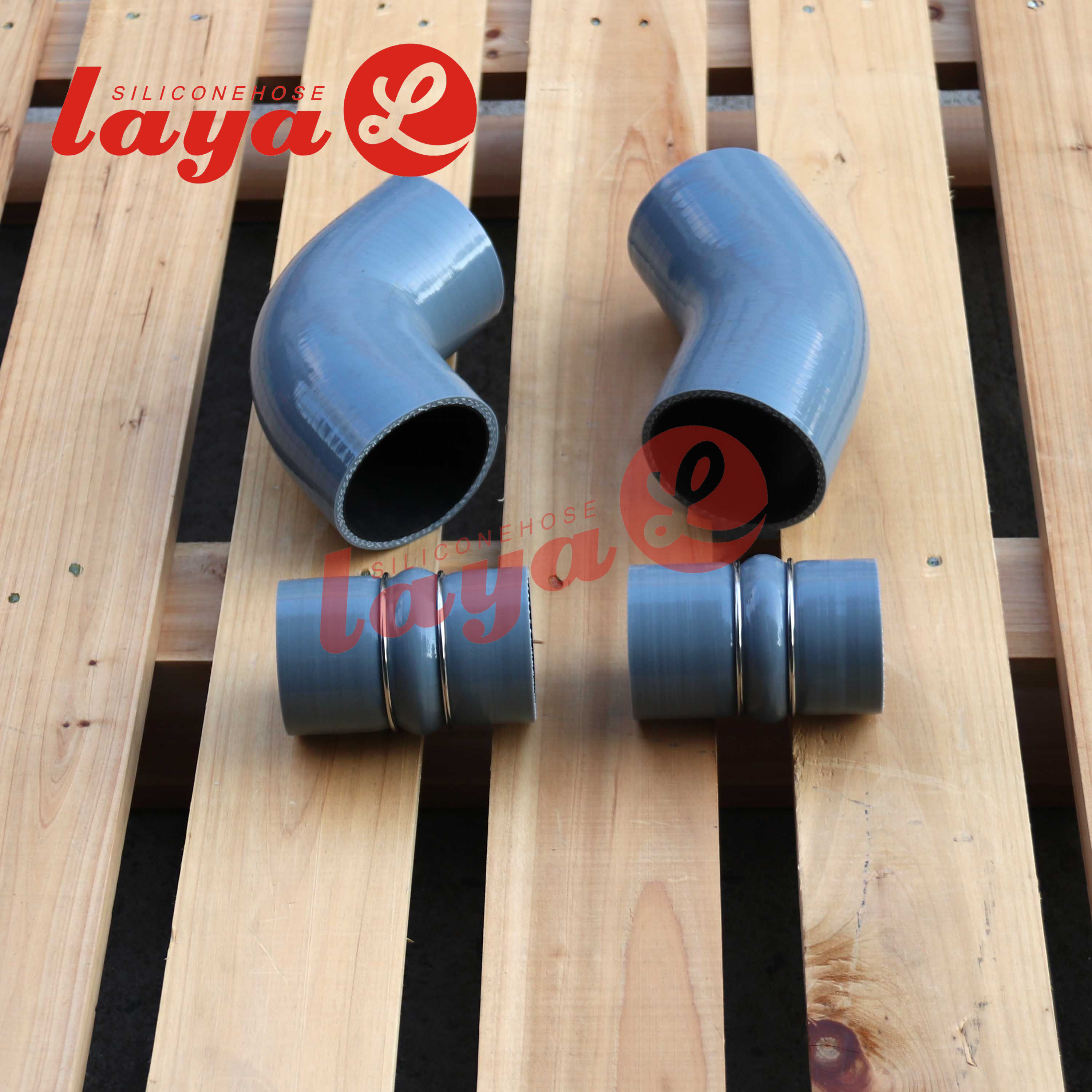 2004.5-2005 GM 6.6L LLY INTERCOOLER PIPING SILICONE HOSE KIT