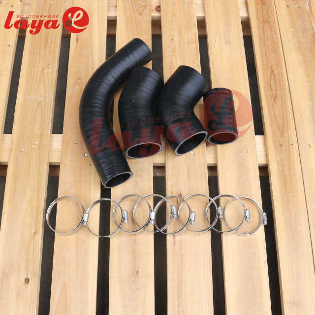 GMC 6.6L Duramax LB7 5ply Silicone CAC intercooler Boot Hose Tube Kit 02-04