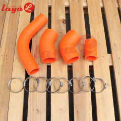 GMC 6.6L Duramax LB7 5ply Silicone CAC intercooler Boot Hose Tube Kit 02-04