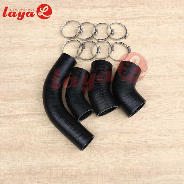 GMC 6.6L Duramax LB7 5ply Silicone CAC intercooler Boot Hose Tube Kit 2001