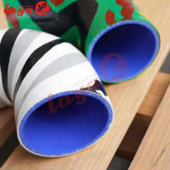 90 degree 4 plys elbow hose 102+102mm leg length 5mm thickness snow camo and woodland camo