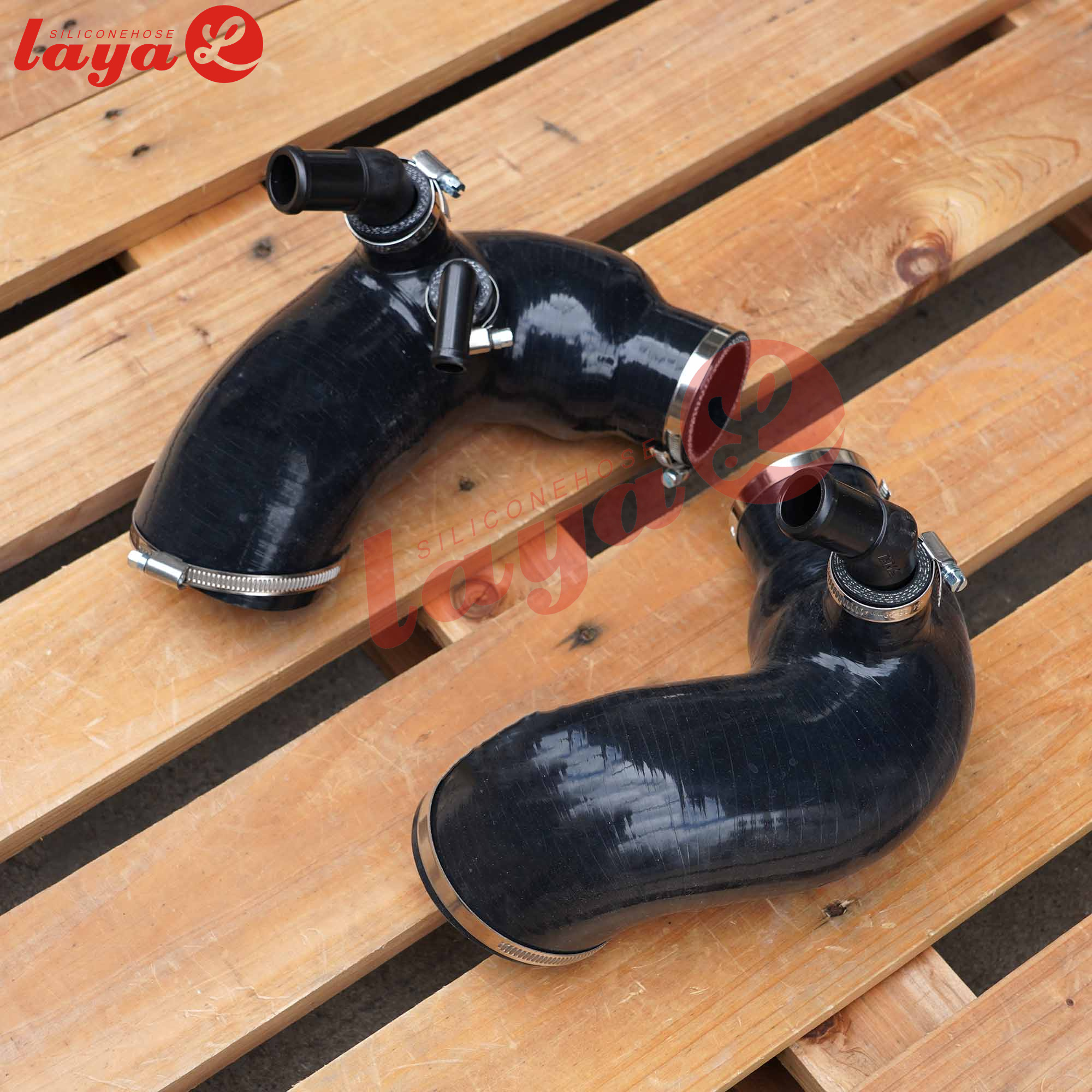Kia Stinger/Genesis G70 3.3L High Flow Silicone Turbo Inlets