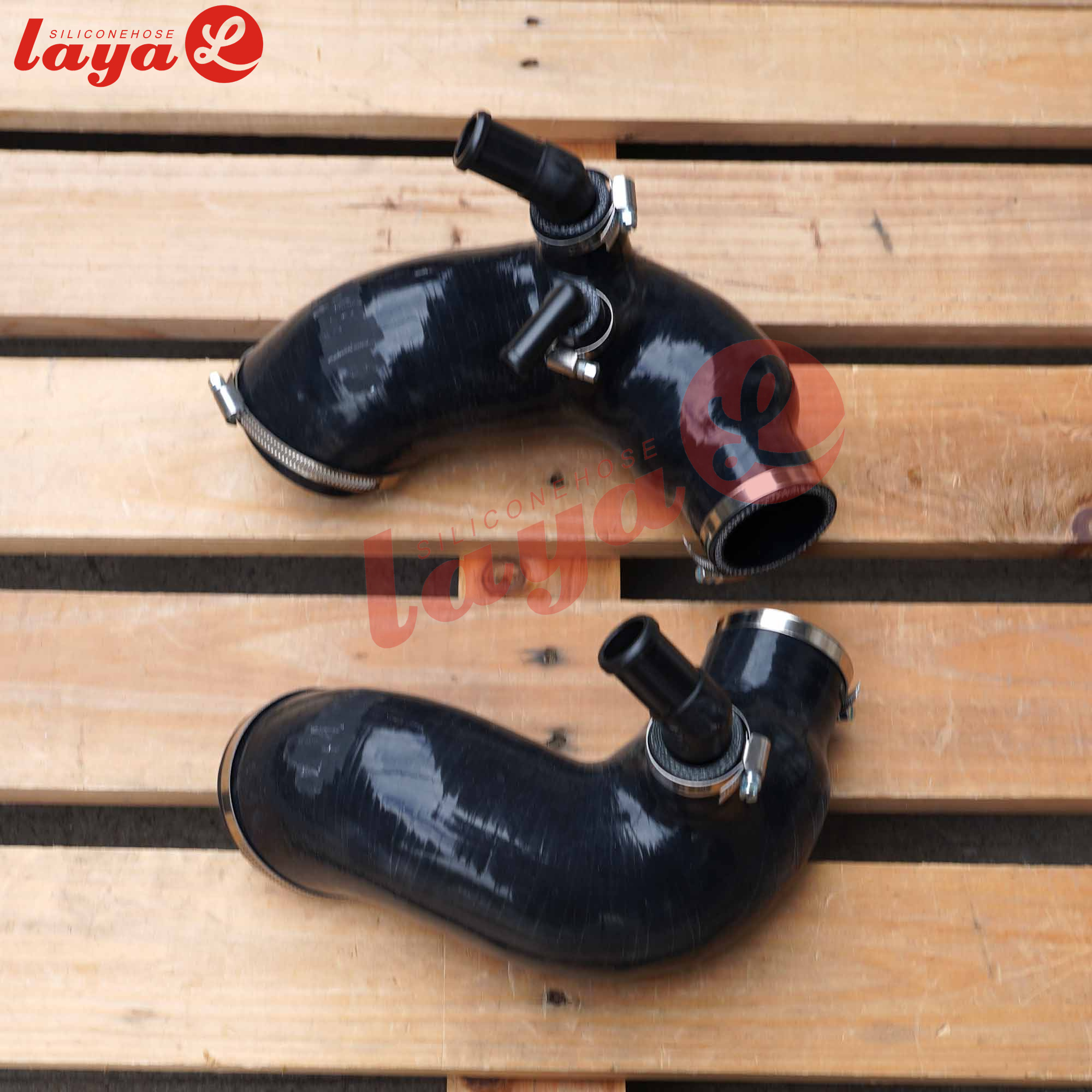 Kia Stinger/Genesis G70 3.3L High Flow Silicone Turbo Inlets