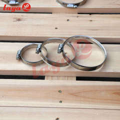 Stainless Steel 304 Sure Grip High Torque Protective Worm Gear Clamps