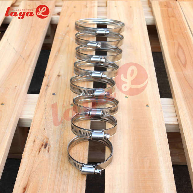 Stainless Steel 304 Sure Grip High Torque Protective Worm Gear Clamps