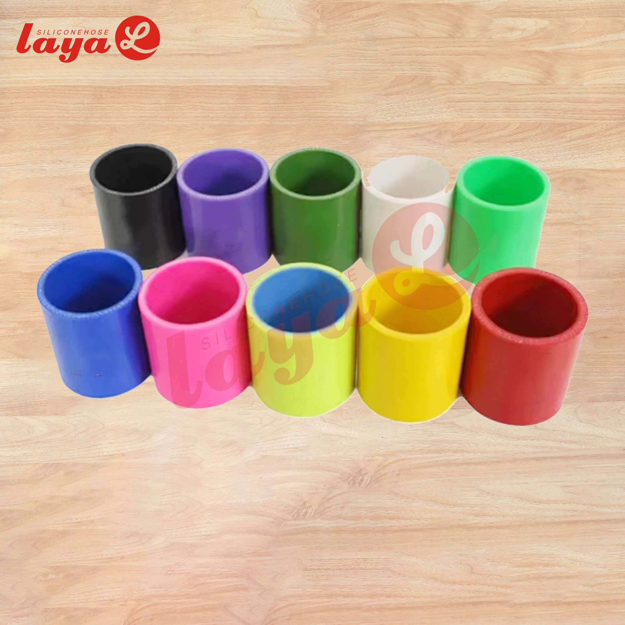 Custom 38mm 45mm 51mm 54mm 63mm 76mm 89mm 102mm Silicone Straight Intercooler Coupler Turbo silicone hose