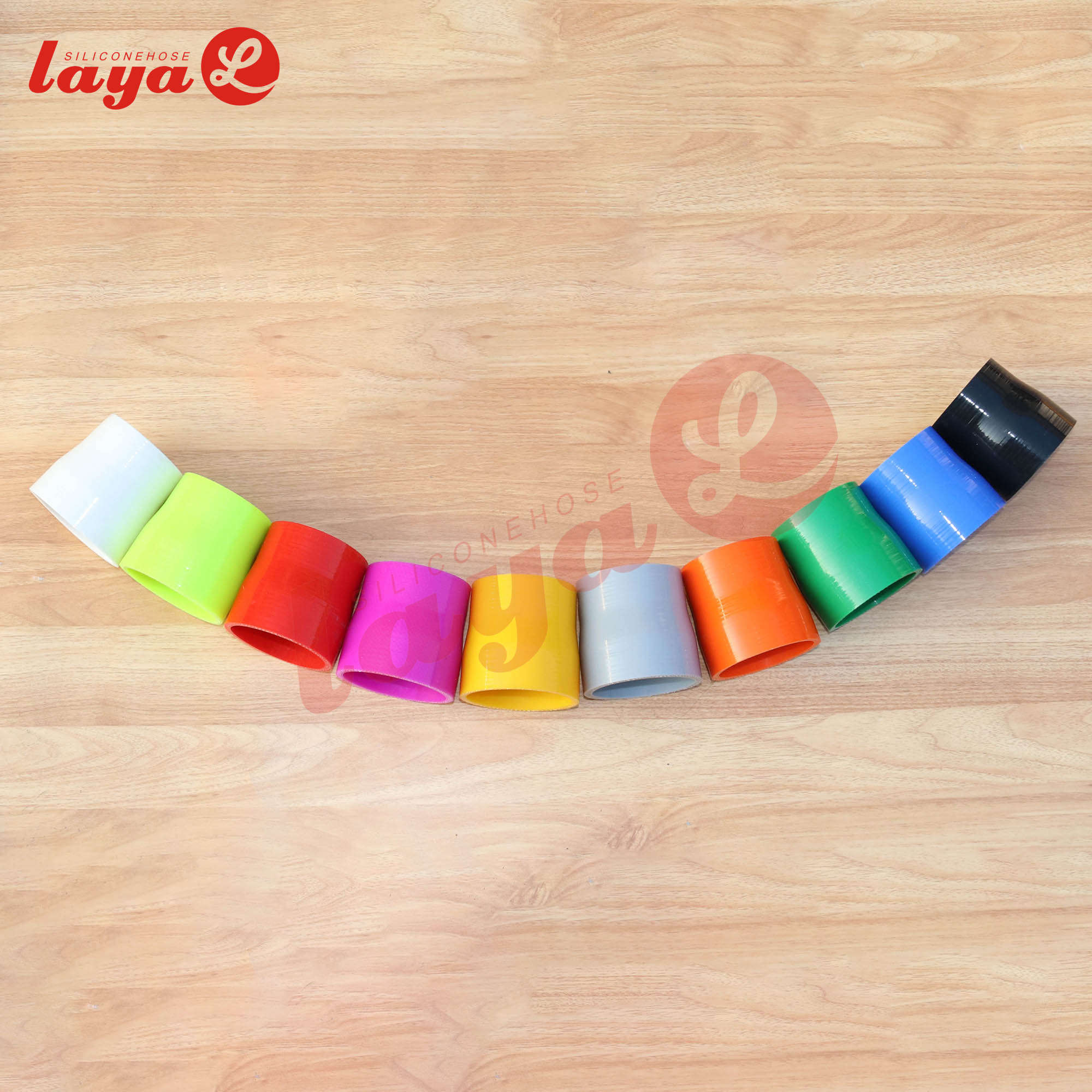 Custom 38mm 45mm 51mm 54mm 63mm 76mm 89mm 102mm Silicone Straight Intercooler Coupler Turbo silicone hose