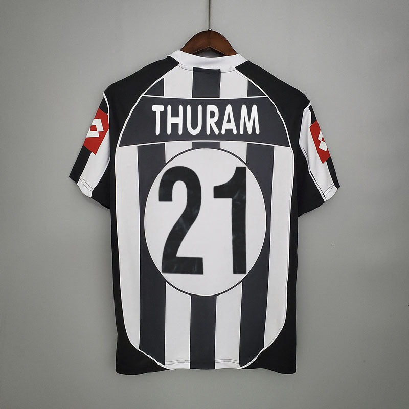 Retro Juventus 2002-03 home ZAMBROTTA DEL PIERO NEDVED Football jersey retro