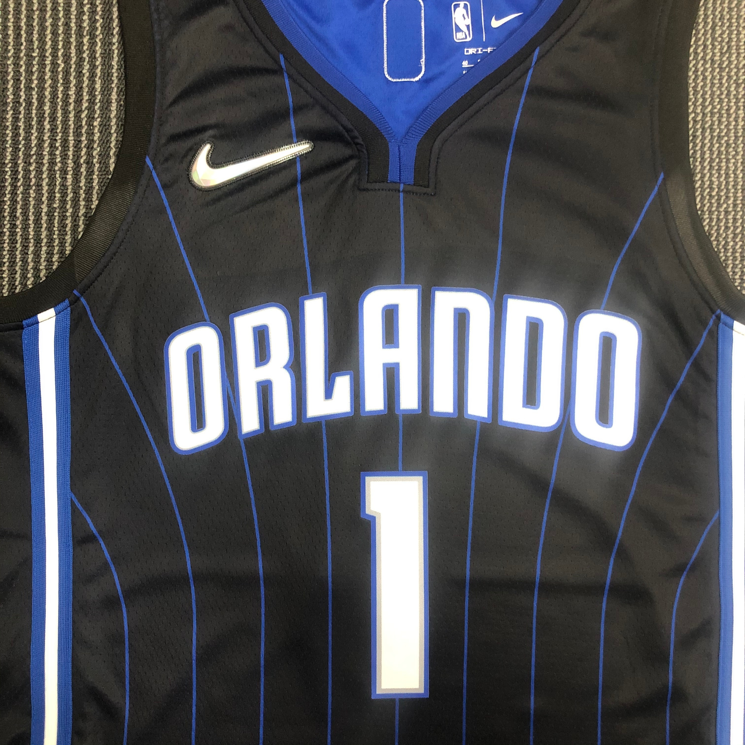 75th Anniversary Orlando Magic Black 1 McGrady