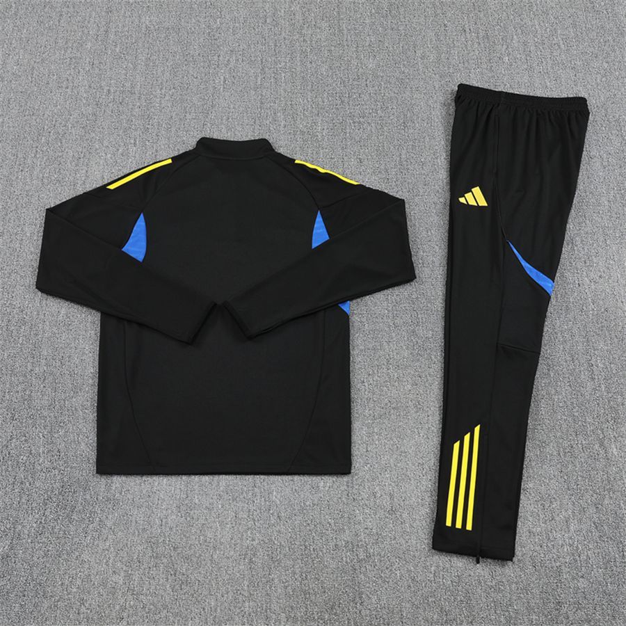 2025-26 Manchester United Black Long Sleeve Training Suit