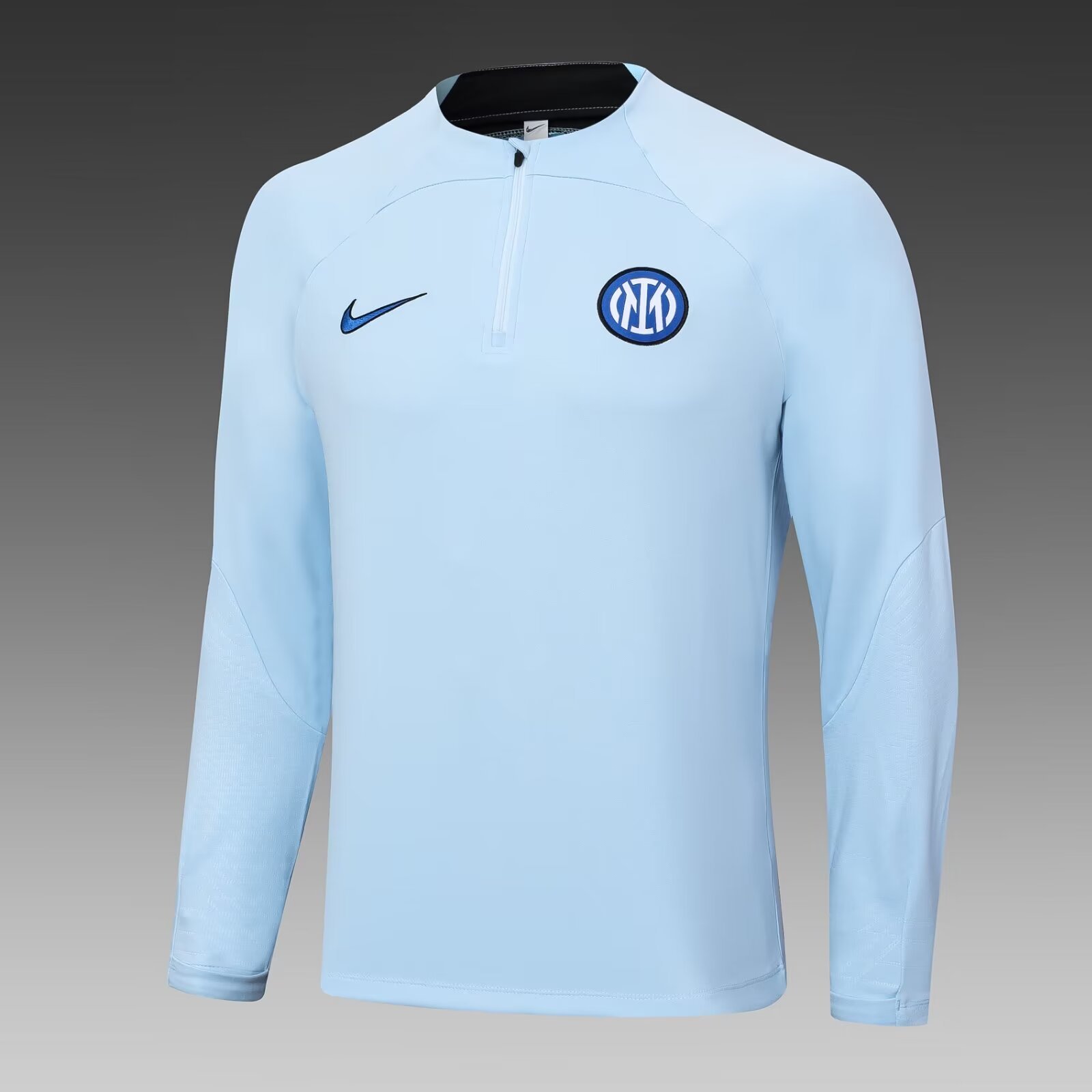 2023/2024 Inter Milan half-pull training suit blue suit 1:1 Thai quality suit
