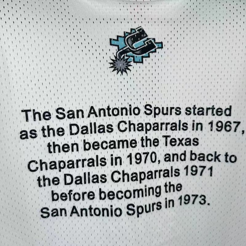 2026 NBA San Antonio Spurs Basketball Jersey