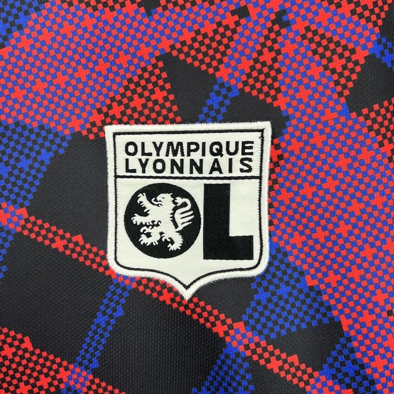 2025-26 Lyon Olympique pre-match training Football jersey