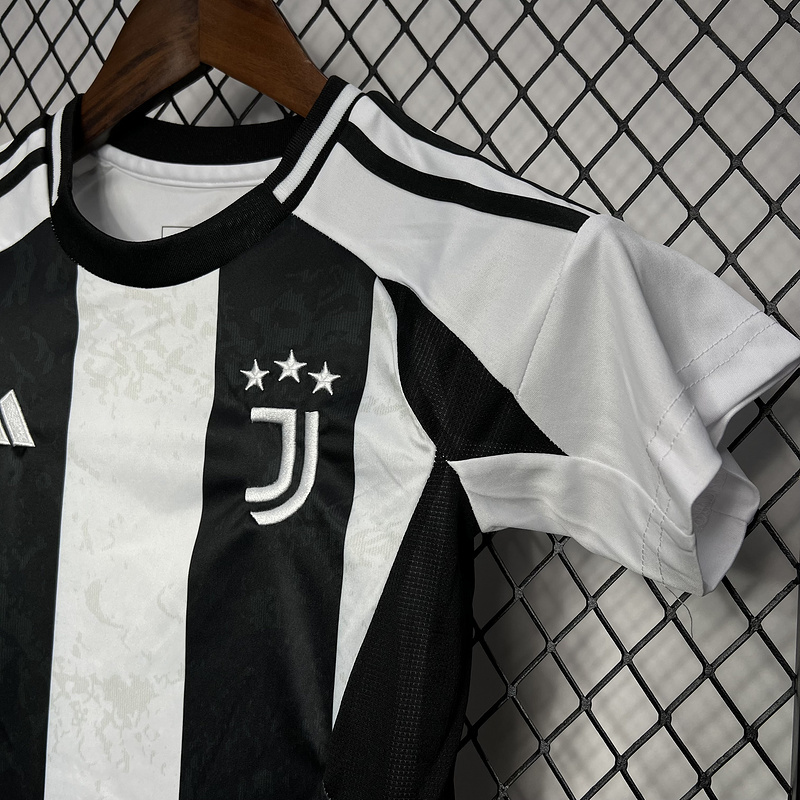 2024-25 Juventus Home Kids Soccer Jersey