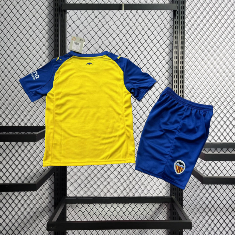2025-26 Valencia Third  Away Kids Football jersey