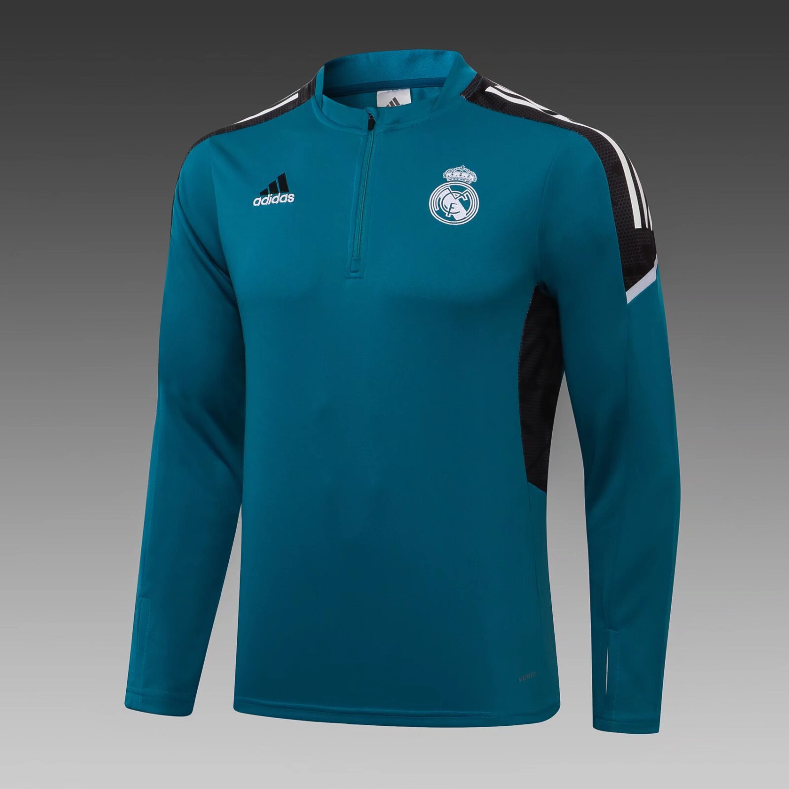 2021/2022 Real Madrid half-pull training uniform green suit 1:1 Thai quality suit
