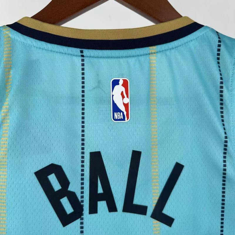 2025 NBA Charlotte Hornets 1 BALL Basketball Jersey